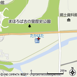 「道の駅」たかはた公衆トイレ周辺の地図