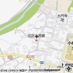 山形県東置賜郡川西町上小松3564周辺の地図