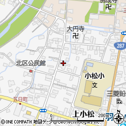 山形県東置賜郡川西町上小松1541周辺の地図