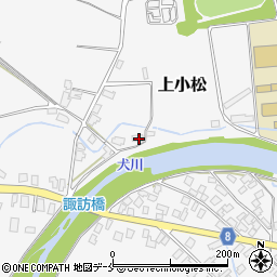 山形県東置賜郡川西町上小松3849周辺の地図