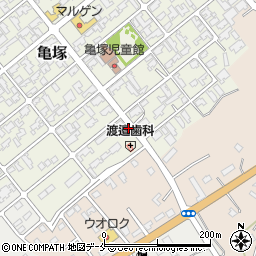 JA亀代周辺の地図