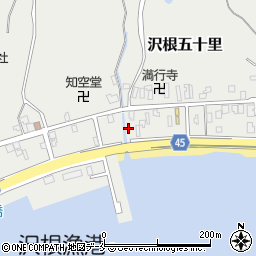 新潟県佐渡市沢根五十里1053周辺の地図