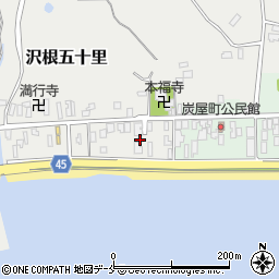 新潟県佐渡市沢根五十里1024周辺の地図