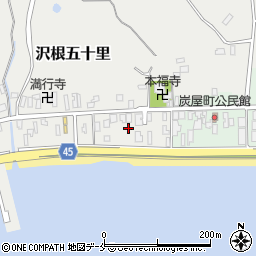 新潟県佐渡市沢根五十里1027周辺の地図