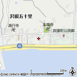 新潟県佐渡市沢根五十里1026周辺の地図
