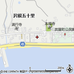 新潟県佐渡市沢根五十里1029周辺の地図