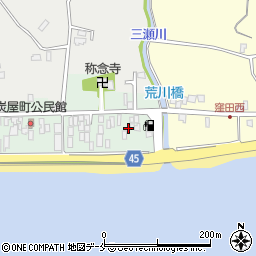 新潟県佐渡市沢根炭屋町64周辺の地図