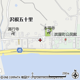 新潟県佐渡市沢根五十里1025-2周辺の地図