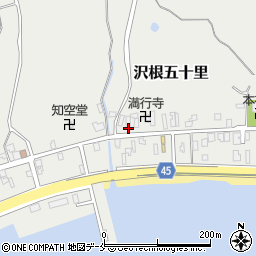 新潟県佐渡市沢根五十里991周辺の地図
