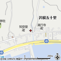 新潟県佐渡市沢根五十里1170-1周辺の地図