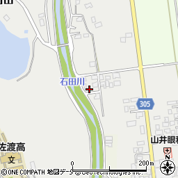 新潟県佐渡市石田861周辺の地図