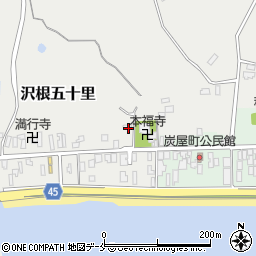 新潟県佐渡市沢根五十里945周辺の地図