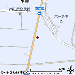 宮城県角田市江尻江端周辺の地図