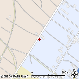 新潟県新発田市長島周辺の地図