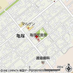 聖籠町亀塚児童館周辺の地図