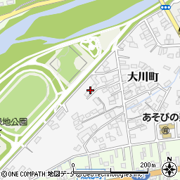 東北電力大川町アパート周辺の地図