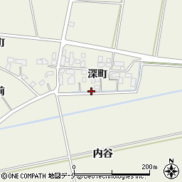 宮城県角田市岡金森周辺の地図