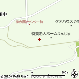 宮城県白石市福岡蔵本茶園周辺の地図
