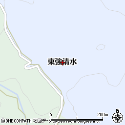 新潟県佐渡市東強清水周辺の地図