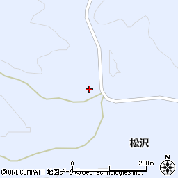 宮城県角田市毛萱松沢43周辺の地図