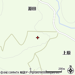 宮城県白石市福岡蔵本（逆川）周辺の地図