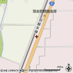 新潟県新発田市貝塚218周辺の地図