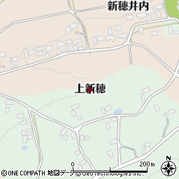新潟県佐渡市上新穂周辺の地図