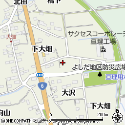 宮城県亘理郡亘理町吉田大沢7周辺の地図