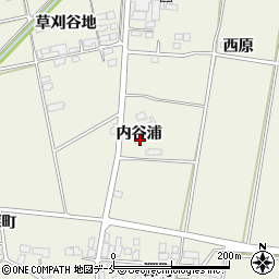 宮城県角田市岡内谷浦229周辺の地図