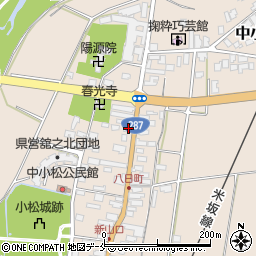 金田健二洋服店周辺の地図