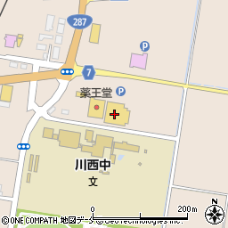 ダイソーひらせい川西店周辺の地図