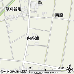 宮城県角田市岡内谷浦203周辺の地図