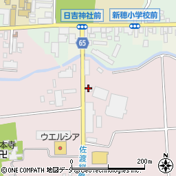 佐渡汽船運輸新穂営業所周辺の地図