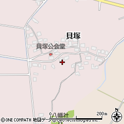 新潟県新発田市貝塚647周辺の地図