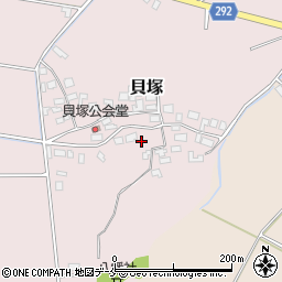 新潟県新発田市貝塚664周辺の地図