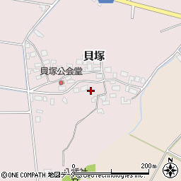 新潟県新発田市貝塚664-2周辺の地図