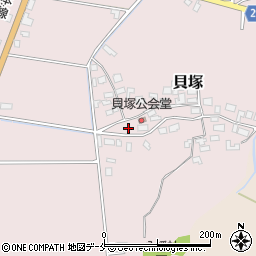 新潟県新発田市貝塚626周辺の地図