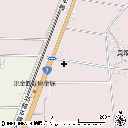 新潟県新発田市貝塚121周辺の地図