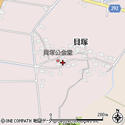 新潟県新発田市貝塚631周辺の地図