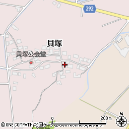 新潟県新発田市貝塚668周辺の地図