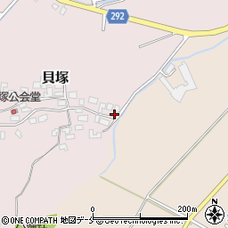 新潟県新発田市貝塚773周辺の地図
