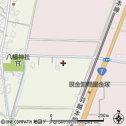 新潟県新発田市金塚316周辺の地図