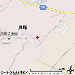新潟県新発田市貝塚769周辺の地図