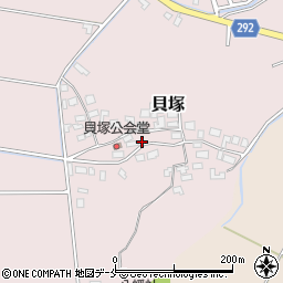 新潟県新発田市貝塚636周辺の地図