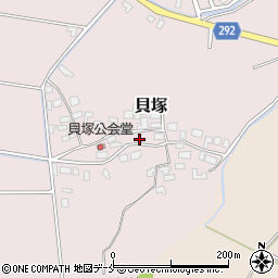 新潟県新発田市貝塚637周辺の地図