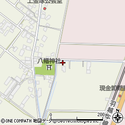 新潟県新発田市金塚322周辺の地図