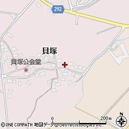 新潟県新発田市貝塚672周辺の地図