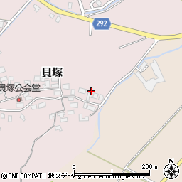 新潟県新発田市貝塚768周辺の地図