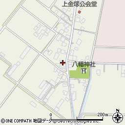 新潟県新発田市金塚604周辺の地図