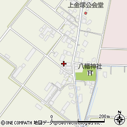 新潟県新発田市金塚606周辺の地図